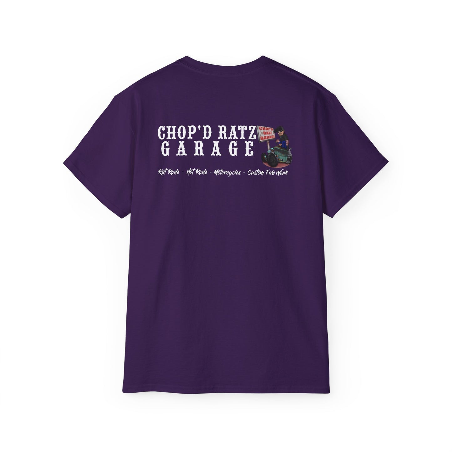 The OG ChopD Ratz Garage Unisex Short Sleeve Shirt