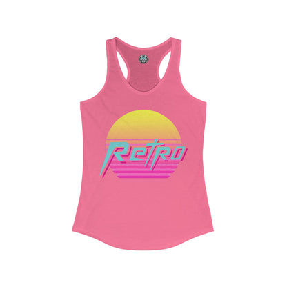 RETRO VIBES Women's Racerback Tank Top