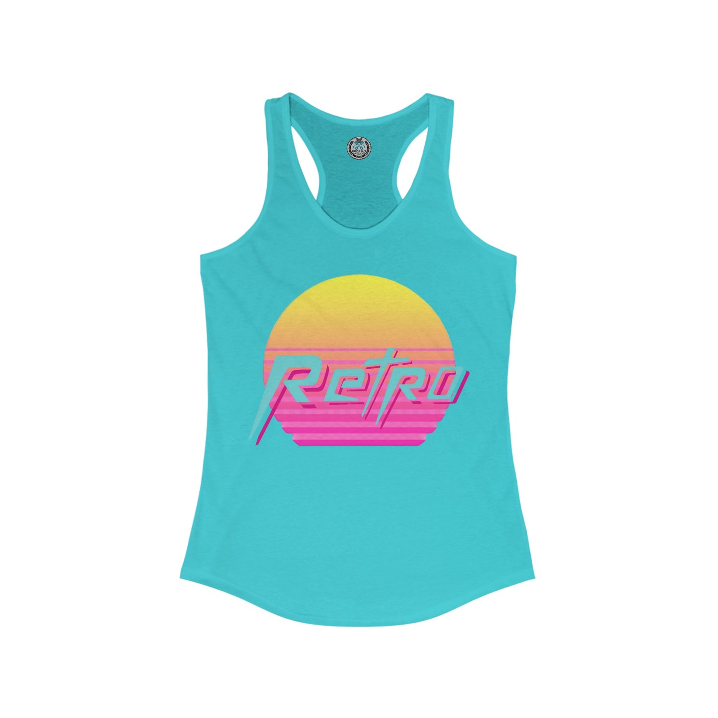 RETRO VIBES Women's Racerback Tank Top