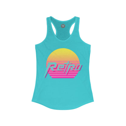 RETRO VIBES Women's Racerback Tank Top