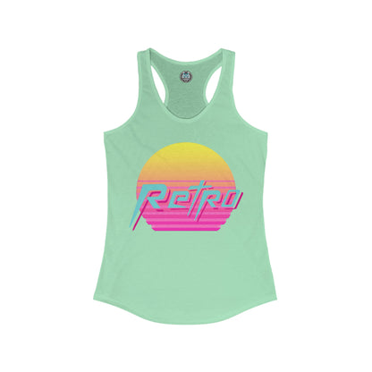 RETRO VIBES Women's Racerback Tank Top