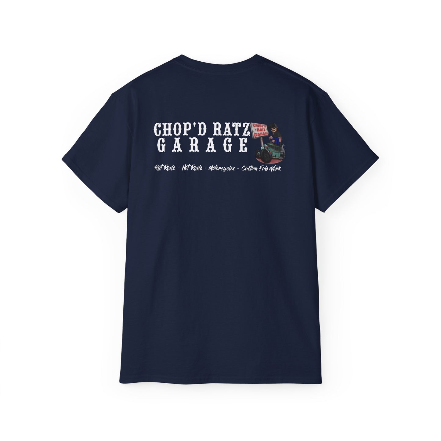 The OG ChopD Ratz Garage Unisex Short Sleeve Shirt