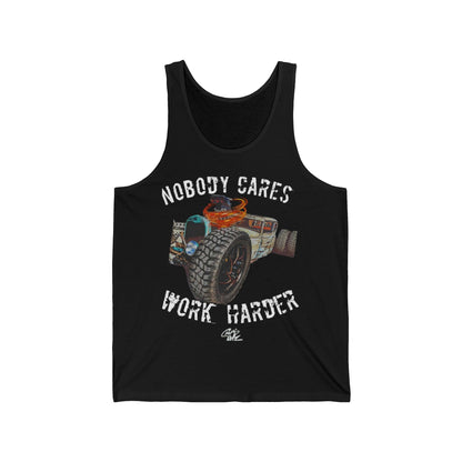 NOBODY CARES Ratrod Unisex Jersey Tank