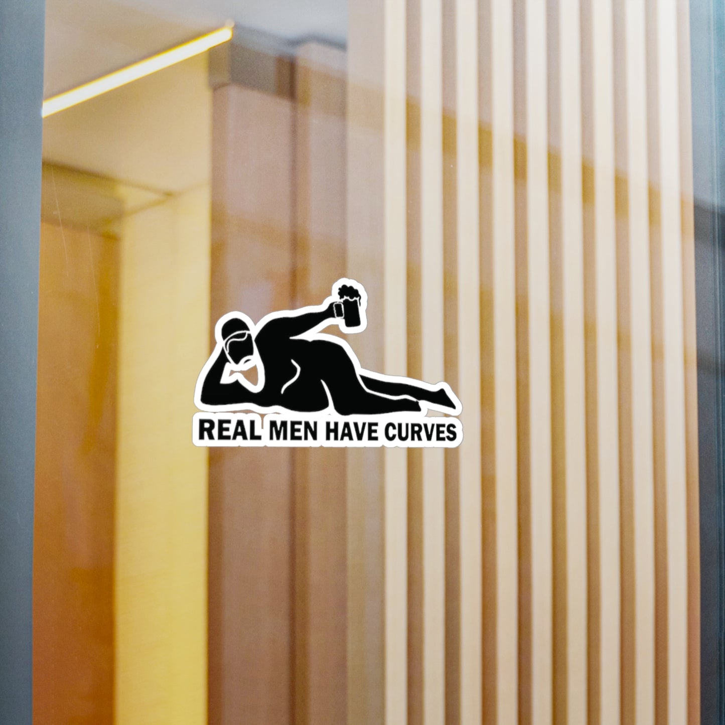 Real Men Have Curves Vinyl Decals