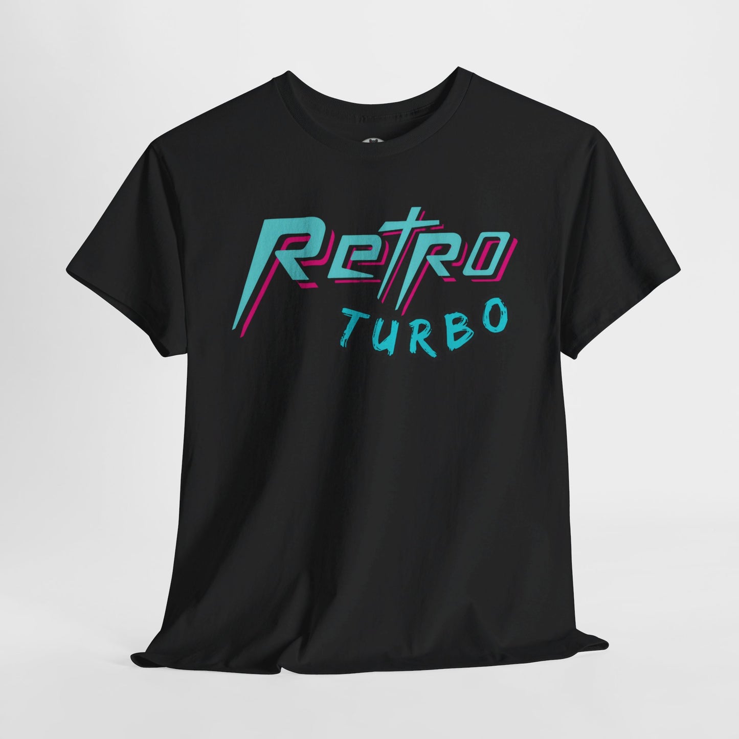 RETRO TURBO *BLACK* Unisex Heavy Cotton Tee