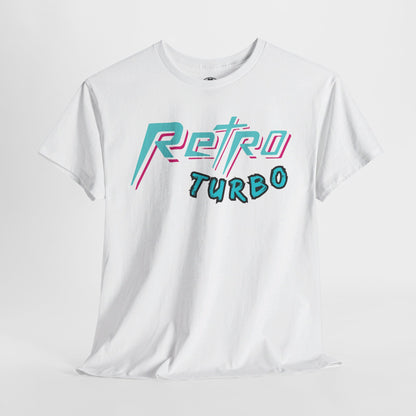 RETRO TURBO *BLACK* Unisex Heavy Cotton Tee