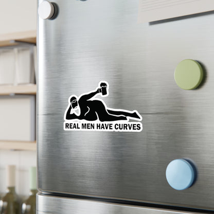 Real Men Have Curves Vinyl Decals