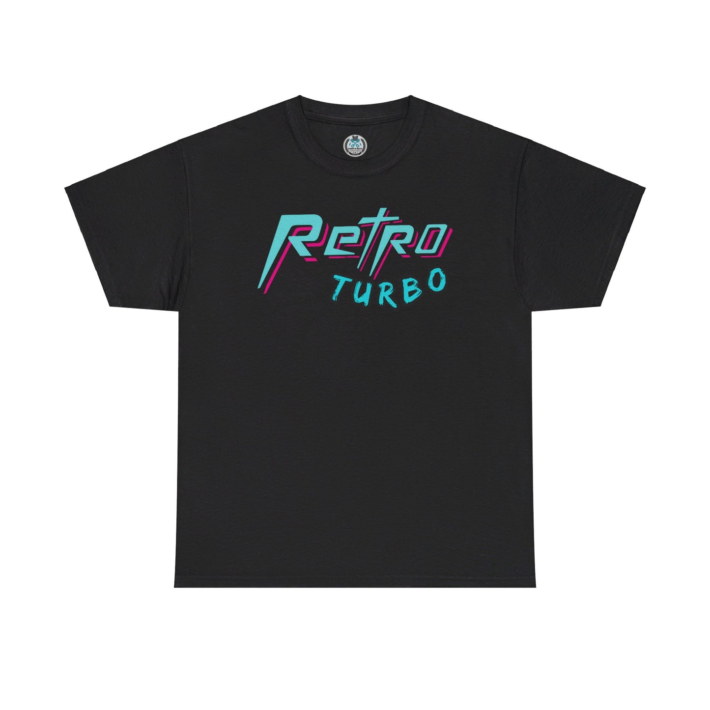 RETRO TURBO *BLACK* Unisex Heavy Cotton Tee