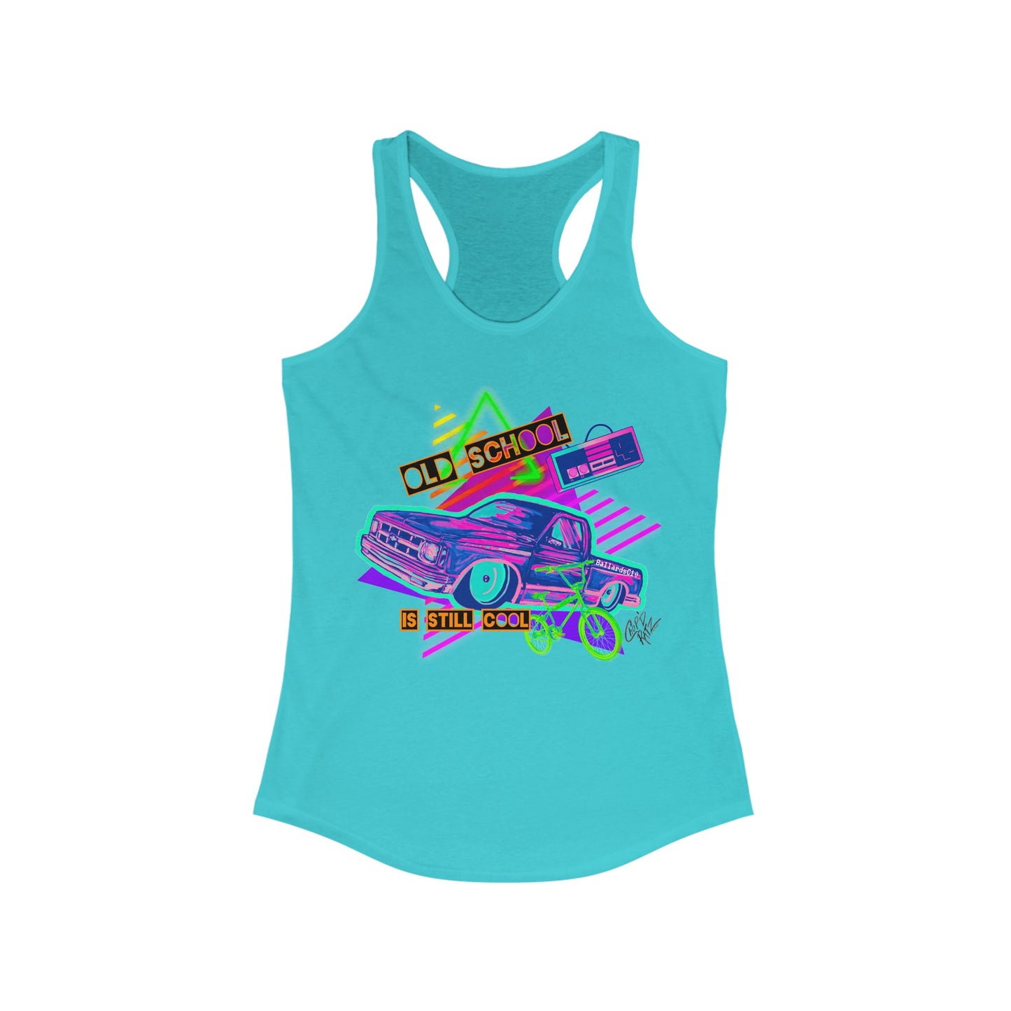 OLD SCHOOL BALLARDSC10 Women's Racerback Tank