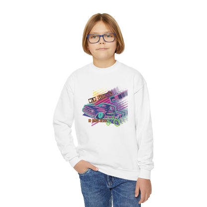 OLD SCHOOL COOL Kids Crewneck Sweatshirt