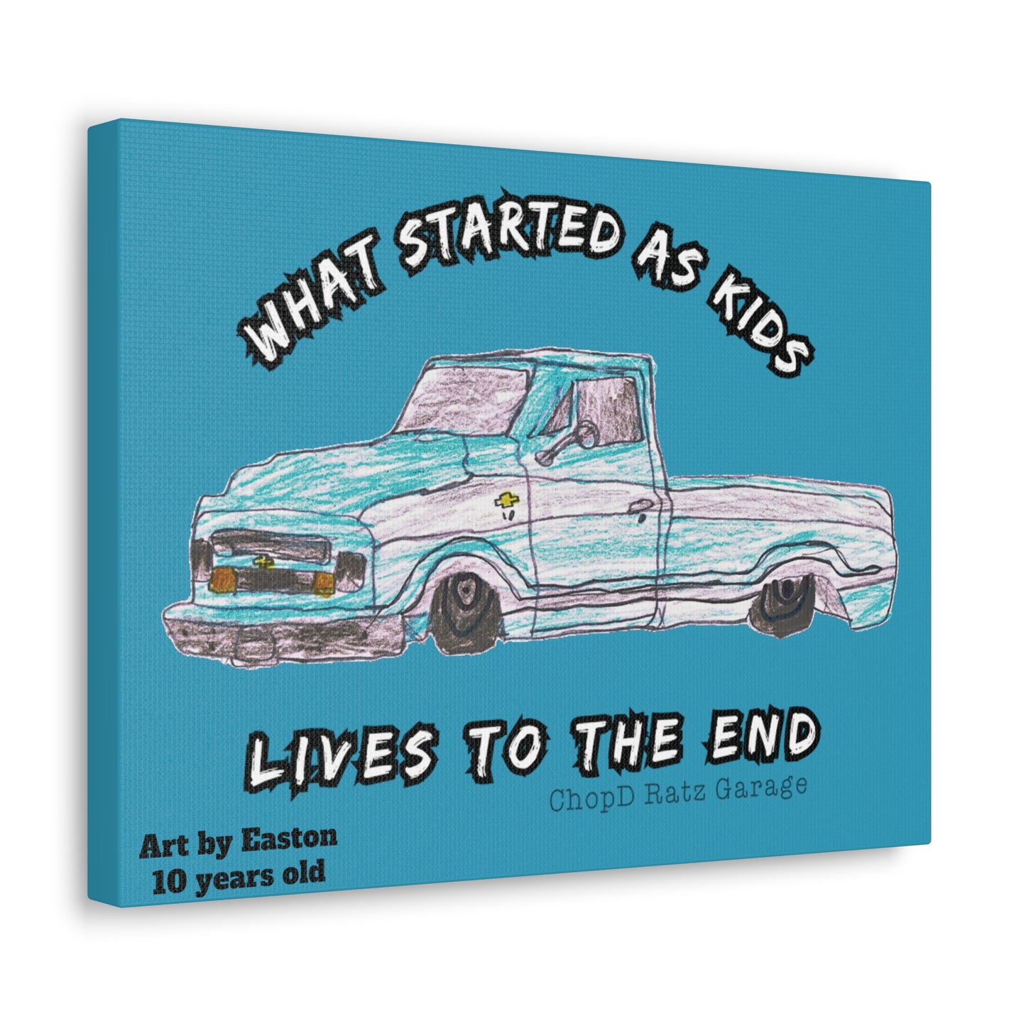 ART by EASTON C10 Canvas Gallery Wrap TEAL