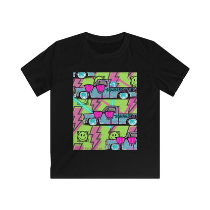 SQUAREBARBIE Retro Kids Softstyle Tee