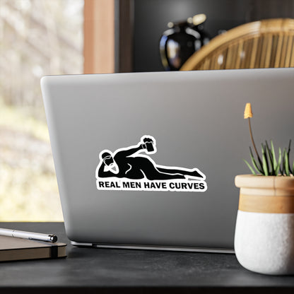 Real Men Have Curves Vinyl Decals