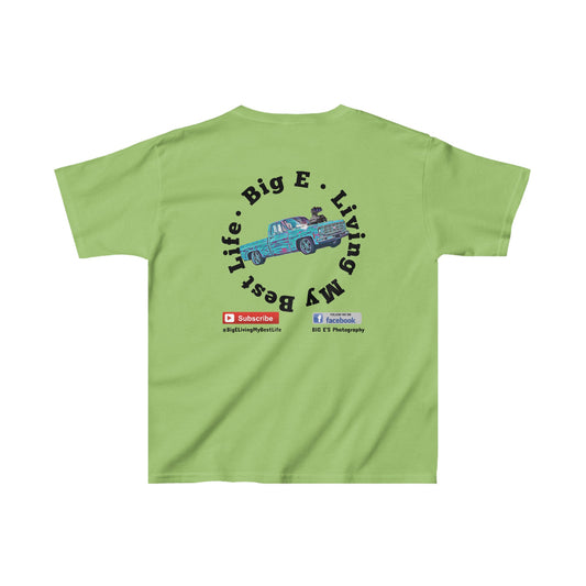 BIG E LIVING MY BEST LIFE Kids Youth Cotton T-Shirt