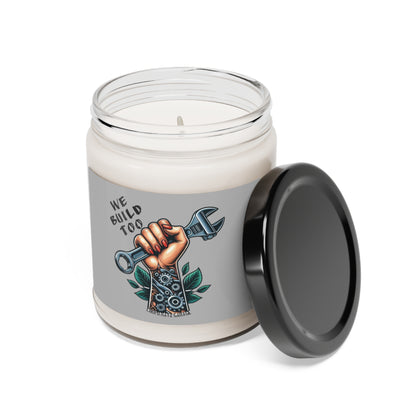 WE BUILD TOO Women Power Scented Soy Candle, 9oz