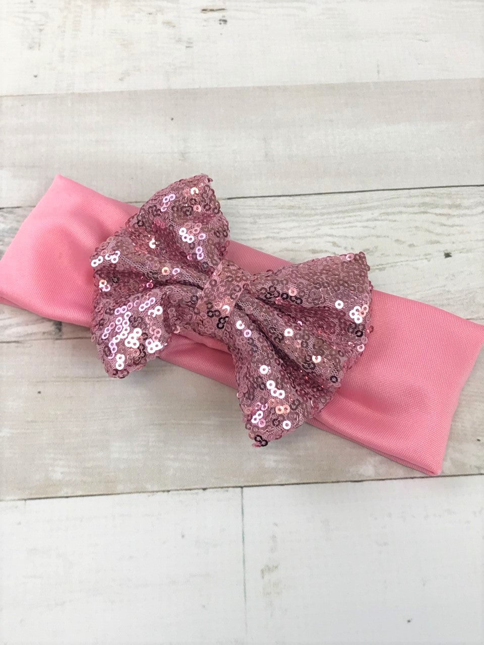 Sequin Bow Headbands