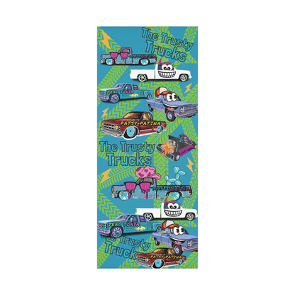 THE TRUSTY TRUCKS Gift Wrapping Paper 30"x72"