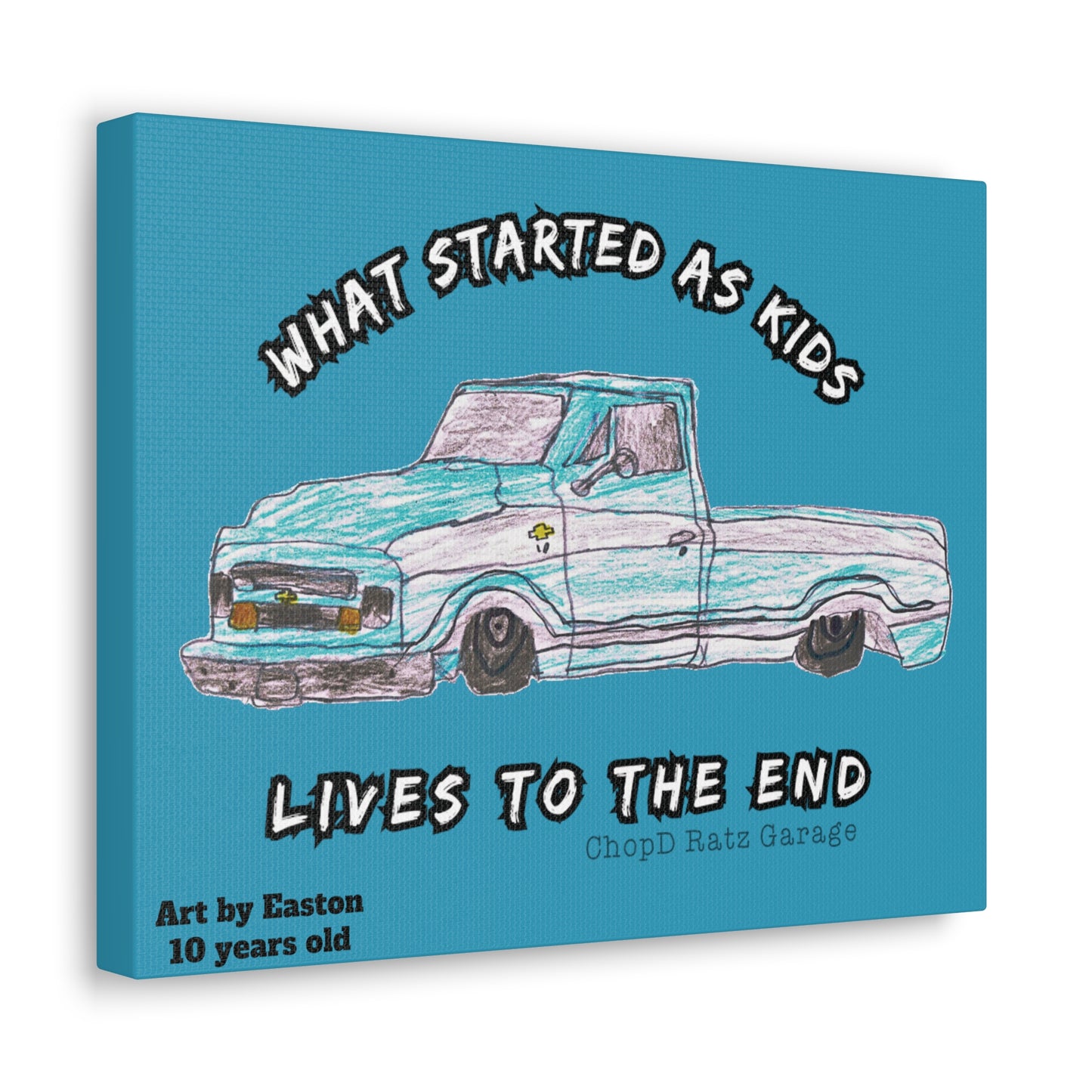 ART by EASTON C10 Canvas Gallery Wrap TEAL