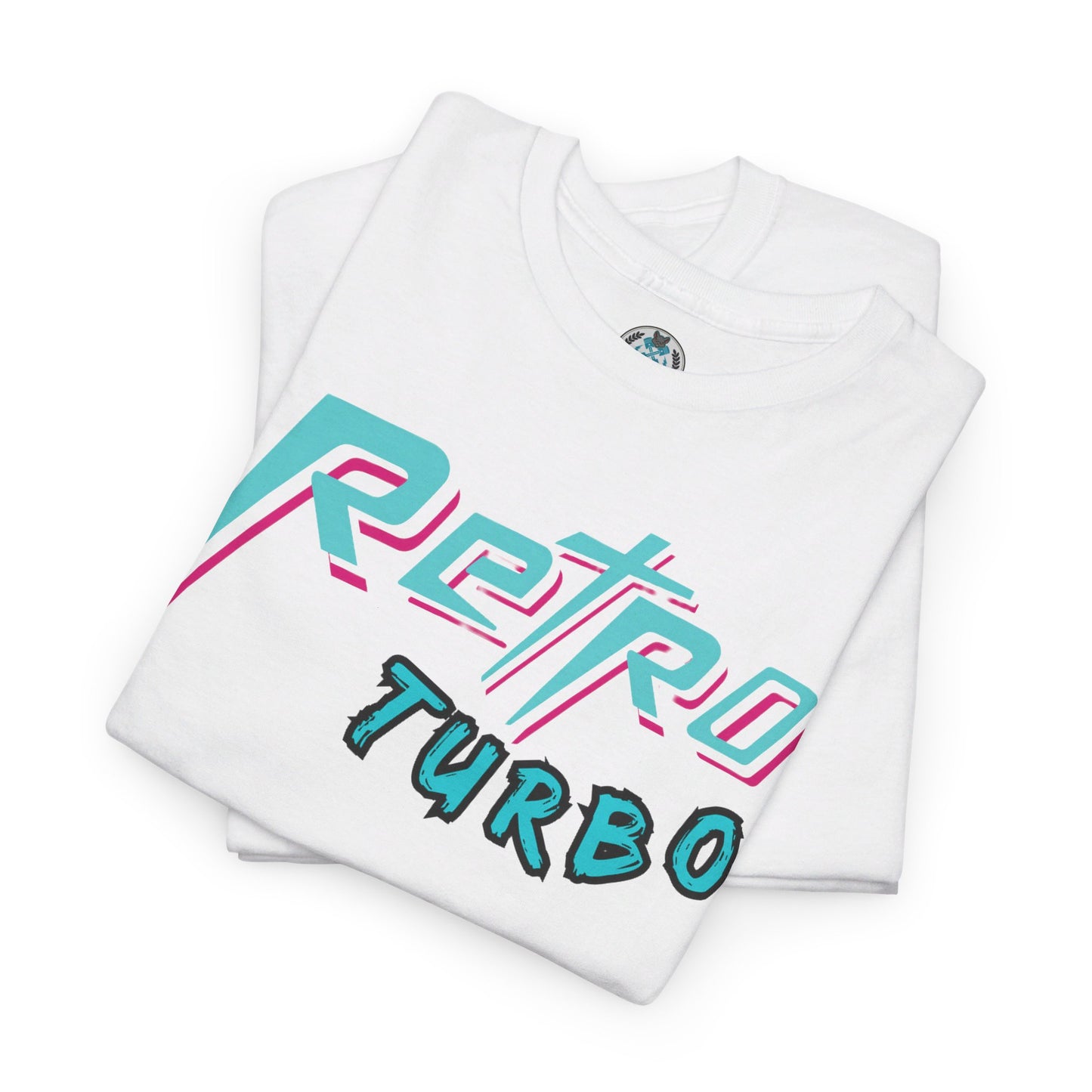 RETRO TURBO *BLACK* Unisex Heavy Cotton Tee