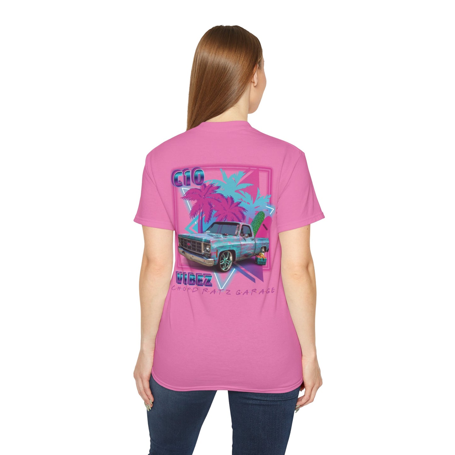 SQUAREBARBIE RETRO VIBEZ Unisex Ultra Soft Fit Cotton Tee