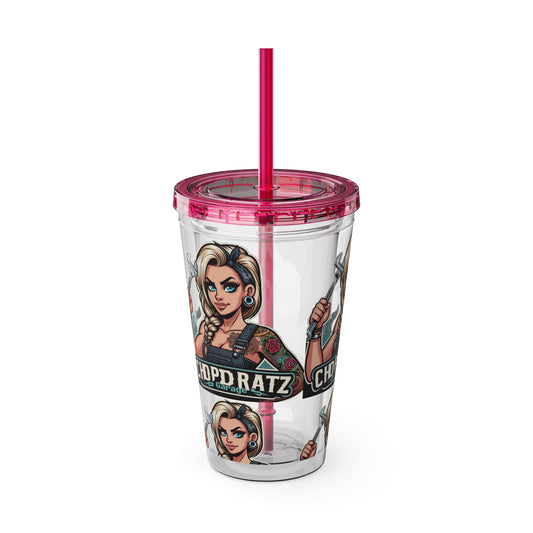 CRG Boss Lady Tumbler with Straw, 16oz 2 colors