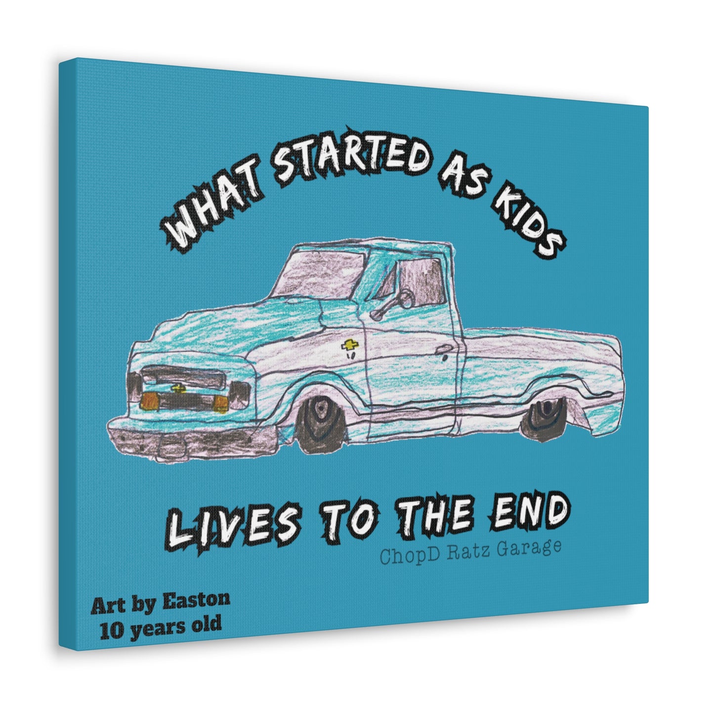 ART by EASTON C10 Canvas Gallery Wrap TEAL