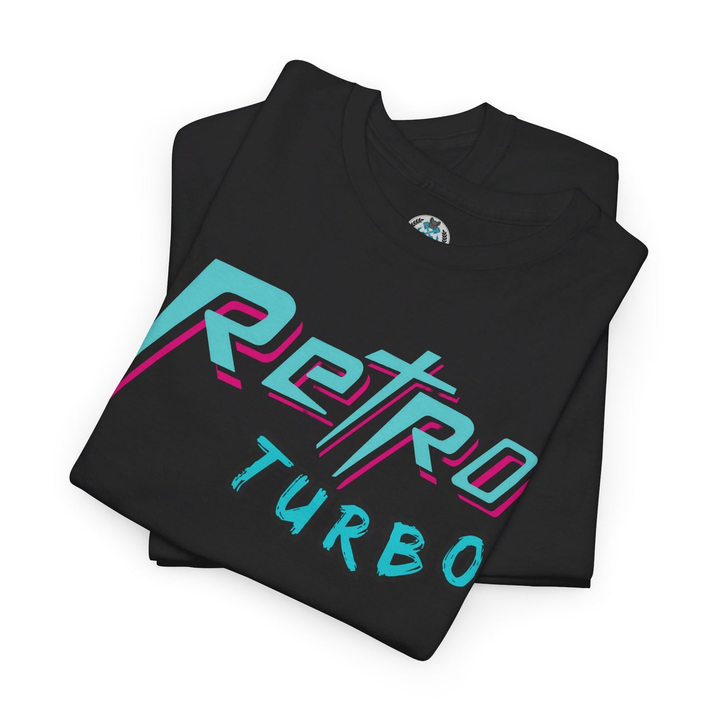 RETRO TURBO *BLACK* Unisex Heavy Cotton Tee