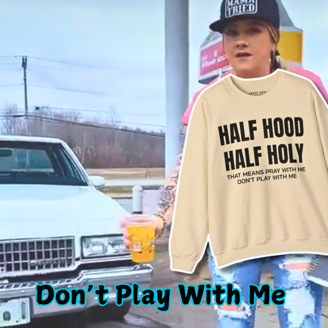 HALF HOOD HALF HOLY Unisex Sweatshirt