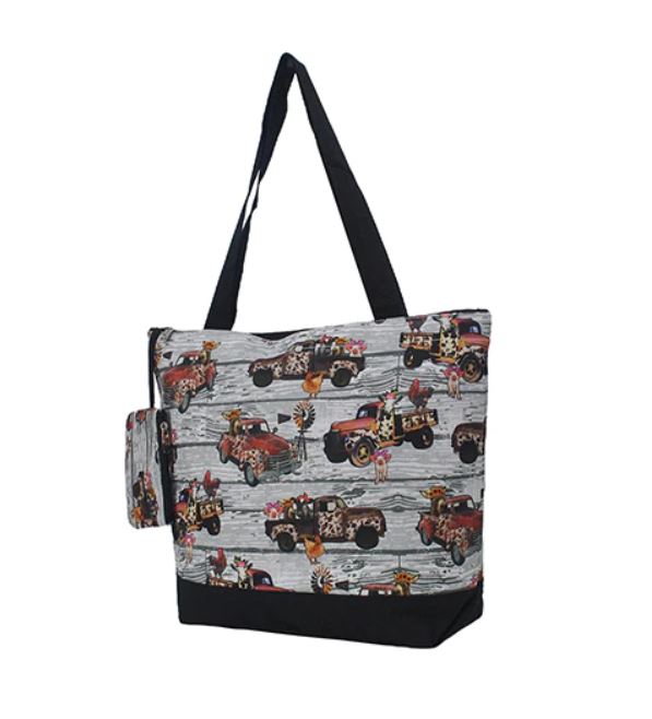 Rusty Truckin' Canvas Tote Bag