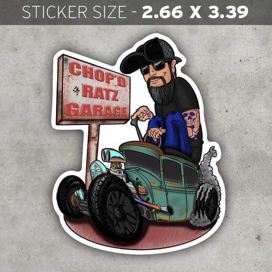 The Cooley Sticker - Chop'D Ratz Garage