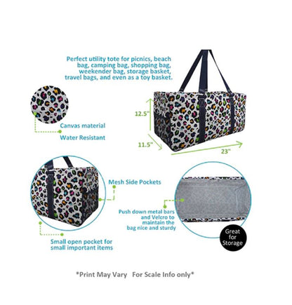 Poppin' Cheetah Large Tote